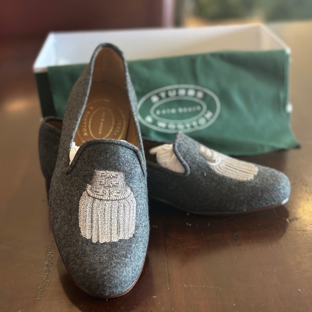 Epaulet Gray Flannel Women’s Slipper Size 8